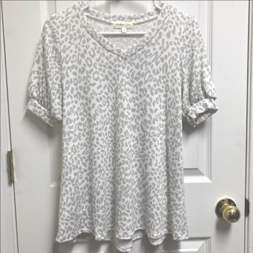 Leopard Print Top • Small
